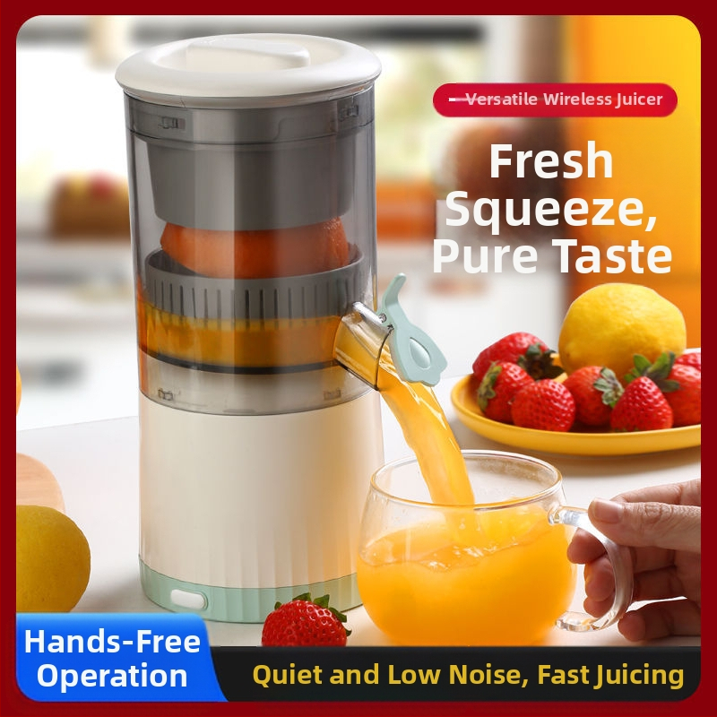 Nešiojama sulčiaspaudė su 18000 rpm, 150 W, nerūdijančio plieno vidinė talpa, nuimamas akumuliatorius, talpa iki 400 ml