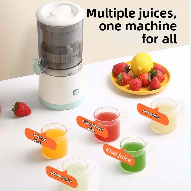 Преносим сокоизцеждател с 18000 об./мин, 150 W, вътрешен резервоар от неръждаема стомана, сваляща се батерия, капацитет до 400 мл