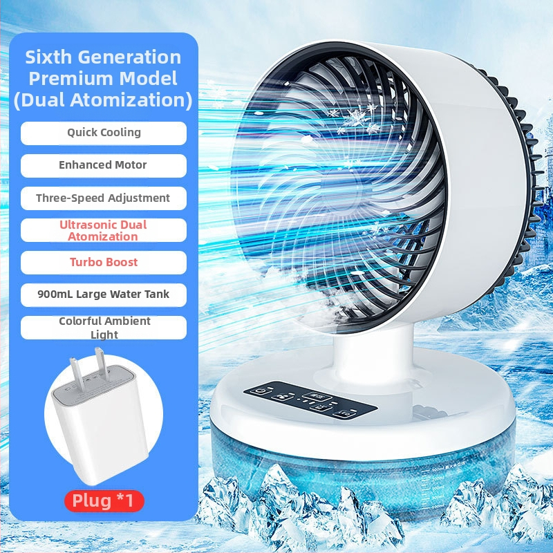 USB stalinis sulankstomas oro cirkuliacijos ventiliatorius, tylus turbinos dizainas, 3 greičiai, 21×21×32 cm