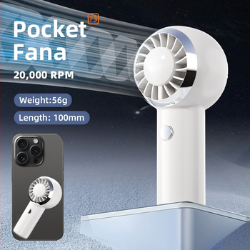 Ανεμιστήρας για το λαιμό με USB φόρτιση, κινητήρας χωρίς ψήκτρες, 3 λεπίδες, ενσωματωμένη μπαταρία 500–800 mAh, 3 ρυθμίσεις ταχύτητας