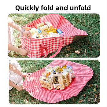 Υπαίθρια Πικνίκ Ματ – Αδιάβροχο, Αποτροπή Υγρασίας, Παχύτερο, Αναδιπλούμενο, 600D Oxford Ύφασμα