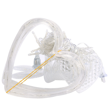 LED κουρτίνα καρδιάς - καρδιοειδές LED string φως, μοντέλο zy-005, ισχύς 0.06W, είσοδος 220V, IP65 αδιάβροχο, έλεγχος με κουμπί
