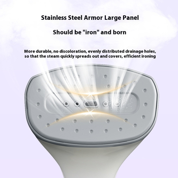 Portatīvs rokas tvaika gludināšanas iekārta drēbēm, 1000W, 111–240V AC, tilpums <0,8 L, mehāniskais režīms, vienfāzes vadība