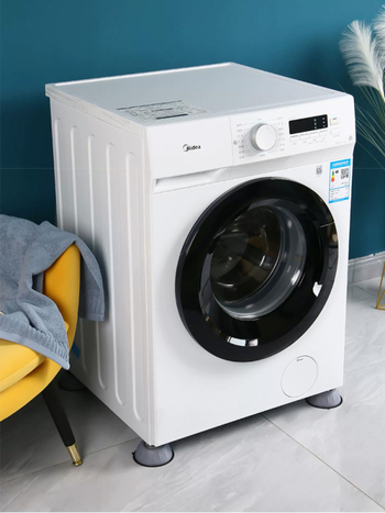 Βάση για πλυντήριο ρούχων – καθολική σταθερή υποστήριξη με τρίποδο, αντιολισθητικό και απορροφητικό κραδασμών, πλαστικό, για τοποθέτηση στο δάπεδο