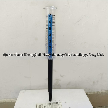 Plastikinis lietaus matuvas su matavimo taurele, 7 colių skalė, modelis B001, svoris 0,1 kg, lauko naudojimui