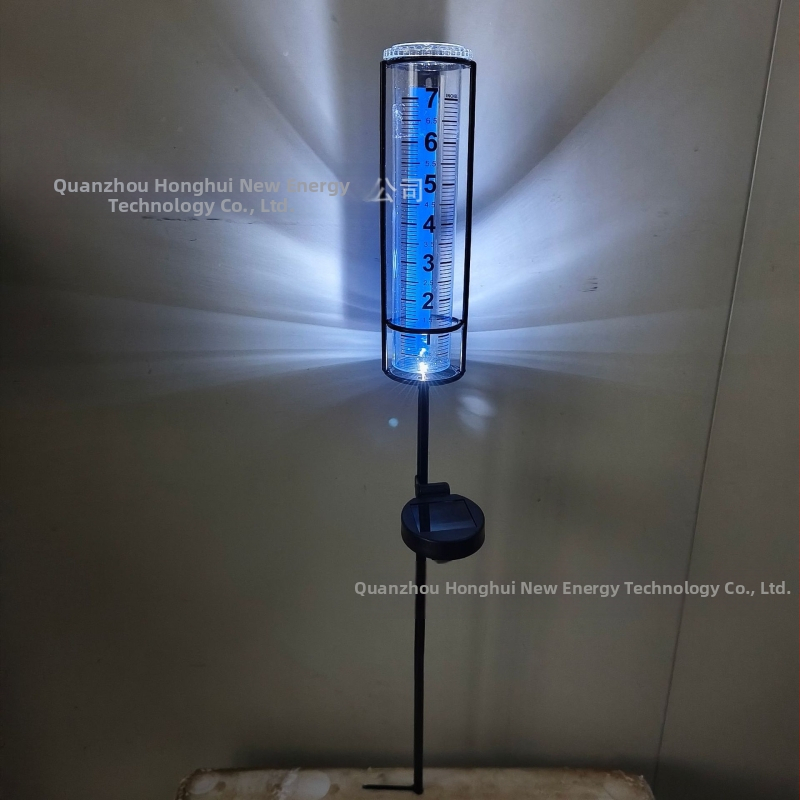 Plastikinis lietaus matuvas su matavimo taurele, 7 colių skalė, modelis B001, svoris 0,1 kg, lauko naudojimui