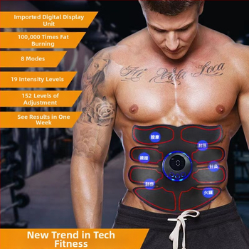 Išmanusis pilvo masažo ratas – sulankstomas, įkraunamas treniruoklis YY885 namų naudojimui