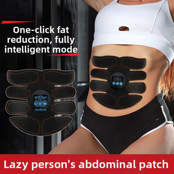 Išmanusis pilvo masažo ratas – sulankstomas, įkraunamas treniruoklis YY885 namų naudojimui