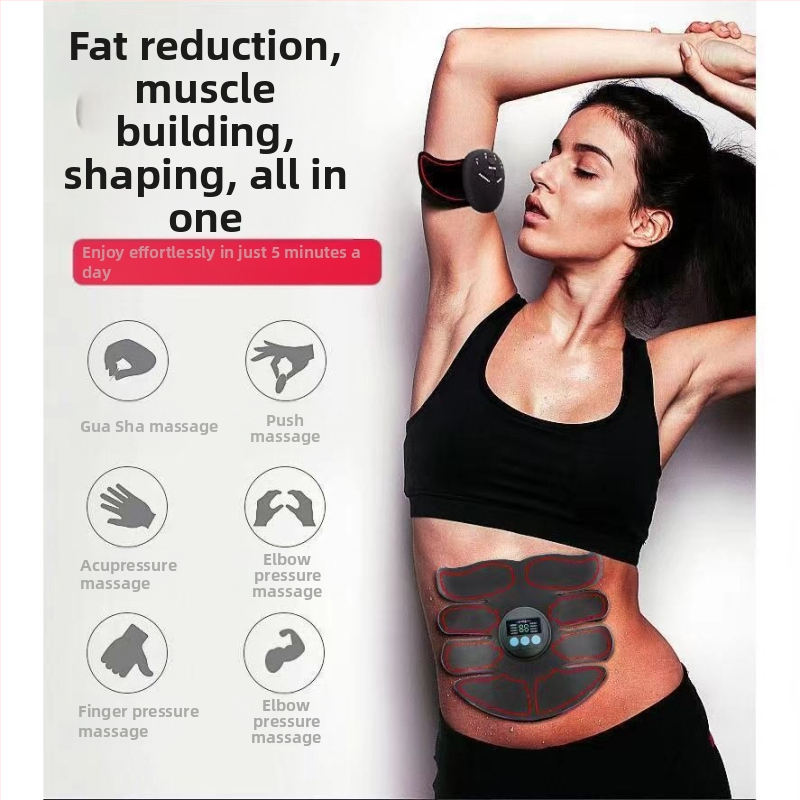 Išmanusis pilvo masažo ratas – sulankstomas, įkraunamas treniruoklis YY885 namų naudojimui