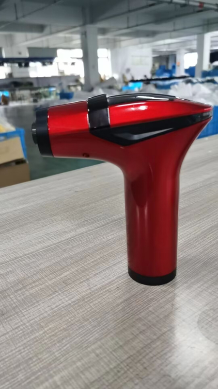 Elektrinis fascijų masažuoklis su 4 antgaliais, LCD ekranas, daugiapakopė reguliavimas (>5), įmontuota 1200–2000 mAh baterija