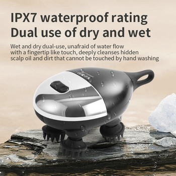 Mini galvos masažas Dragon Claw su USB įkrovimu, mygtuko valdymas, vibracinis galvos masažuoklis, modelis LMJ-521