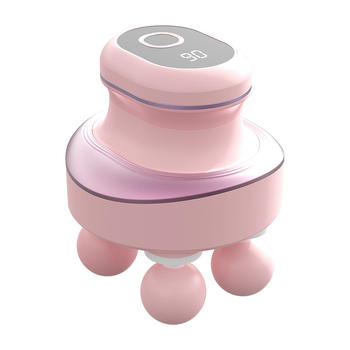 Elektrinis masažuoklis su keturiomis galvutėmis, brushless variklis, tylus darbas, 5+ režimai, įkraunama baterija 2000-4000 mAh, veikimo laikas 1-3 val