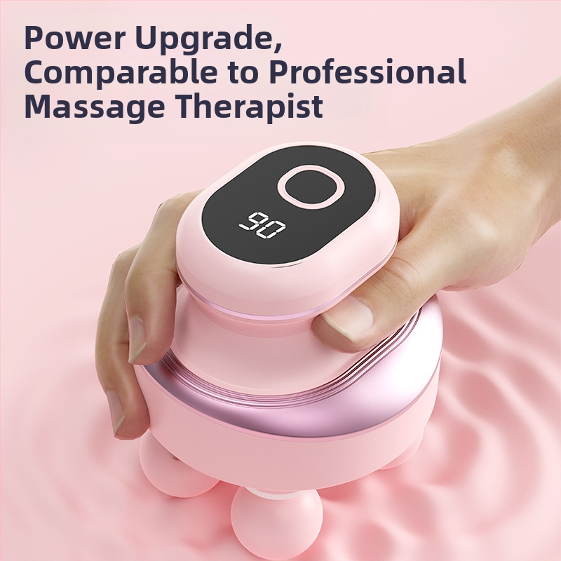 Електрически масажор безжичен - четири глави, безчетков двигател, многостепенна настройка, 5+ скорости, вградена батерия 2000-4000 mAh, тиха работа под 36 dB