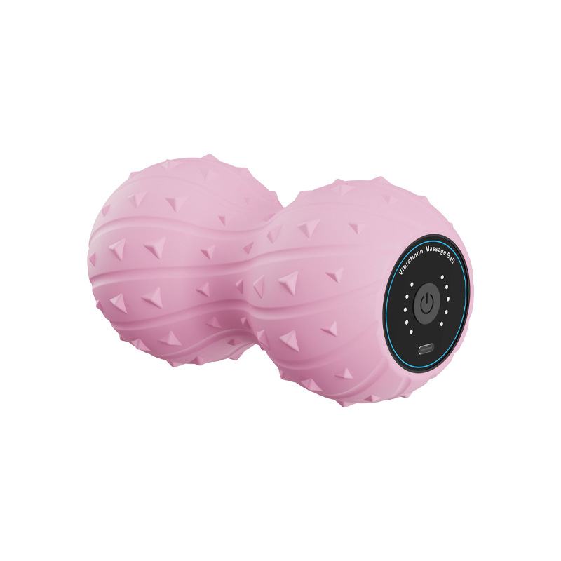 Masaj manual cu bilă fascială — silicon+ABS, vibrație 3D, masaj pentru întreg corpul, încărcare USB, autonomie de 150 de minute