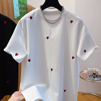 Γυναικεία T-shirt από chenille με ελαστάνη, μανίκια σε σχήμα κέρατο, μανίκια 3/4, στρογγυλός λαιμός, κανονικό μήκος