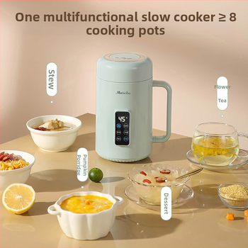 Mocha Health Pot A6 – неръждаема стомана, 1L, 220V, 500W, сензорно управление