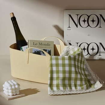 PP műanyag asztali tárolókosár, modell 8080, japán stílus