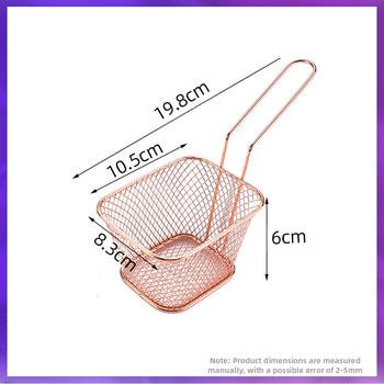 Κάδος τηγανίσματος από επίχρισμα σιδήρου για πατάτες τηγανητές και κοτόπουλο, αντι-καψίματα, προσαρμοζόμενος, μοντέρνος μινιμαλιστικός σχεδιασμός