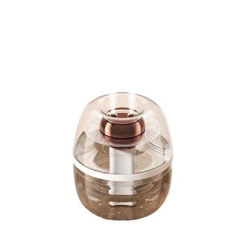 Υγραντήρας αέρα οικιακής χρήσης με διαφανή κρυστάλλινο σχεδιασμό, μεγάλη χωρητικότητα 2,6–4,0 L, κατάλληλος για δωμάτια έως 30 m², 2 ακροφύσια ομίχλης, ήσυχος, USB τροφοδοσία, στρογγυλός σχεδιασμός, χρονοδιακόπτης άνω των 8 ωρών.