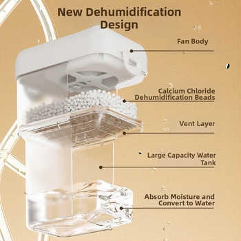 Mini skapja mitruma noņemšanas iekārta | CS268, USB 5V, mehāniska darbība, bez taimeriem