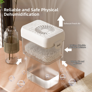Mini skapja mitruma noņemšanas iekārta | CS268, USB 5V, mehāniska darbība, bez taimeriem