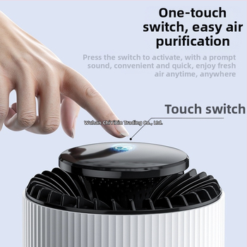 Домашен пречиствател за въздуха – премахване на формалдехид, нисък шум (<36 dB), 50 м³/ч, обхват до 10 м², композитен филтър