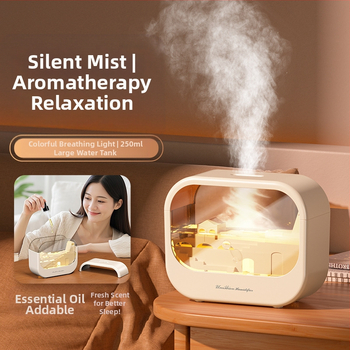 Αρωματοθεραπευτικός υγραντήρας οικιακής χρήσης – ήσυχη λειτουργία USB, 2W, 10–20 τ.μ., δεξαμενή <0.5 L