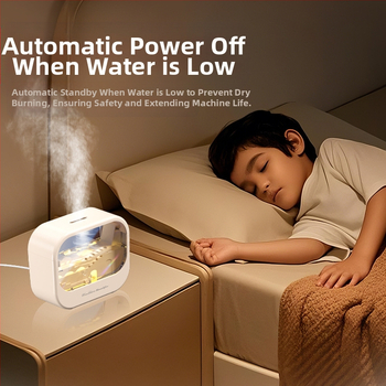 Αρωματοθεραπευτικός υγραντήρας οικιακής χρήσης – ήσυχη λειτουργία USB, 2W, 10–20 τ.μ., δεξαμενή <0.5 L