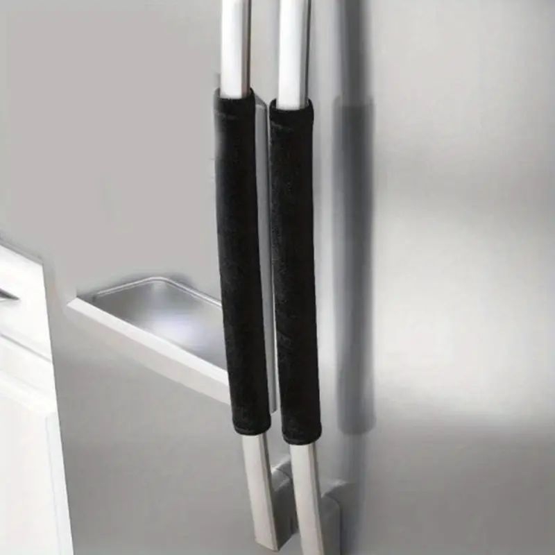 Κάλυμμα λαβών ψυγείου και φούρνου μικροκυμάτων, σετ 4 τεμαχίων, αντιολισθητικό, ανθεκτικό στα λάδια, πολυεστέρας