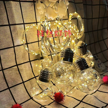 Завесни светлини с медна тел и LED, топла бяла 2700K, 300 диода, USB захранване, дистанционно управление, IP44