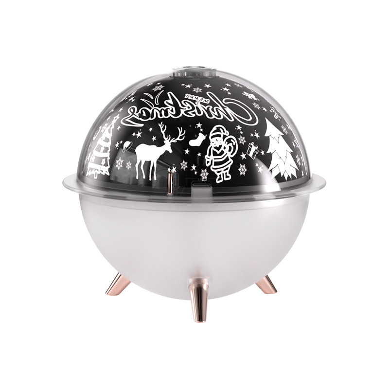 Zvaigžņu debesu projektora mitrinātājs J10 (USB barošana, 0,5–1 L tvertne, piemērots telpām līdz 10 m², 1 miglas izplūde, troksnis < 36 dB)