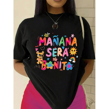 Póló – pamut, 3D hatású minta, városi/üzleti stílus, rövid ujjú, laza szabás