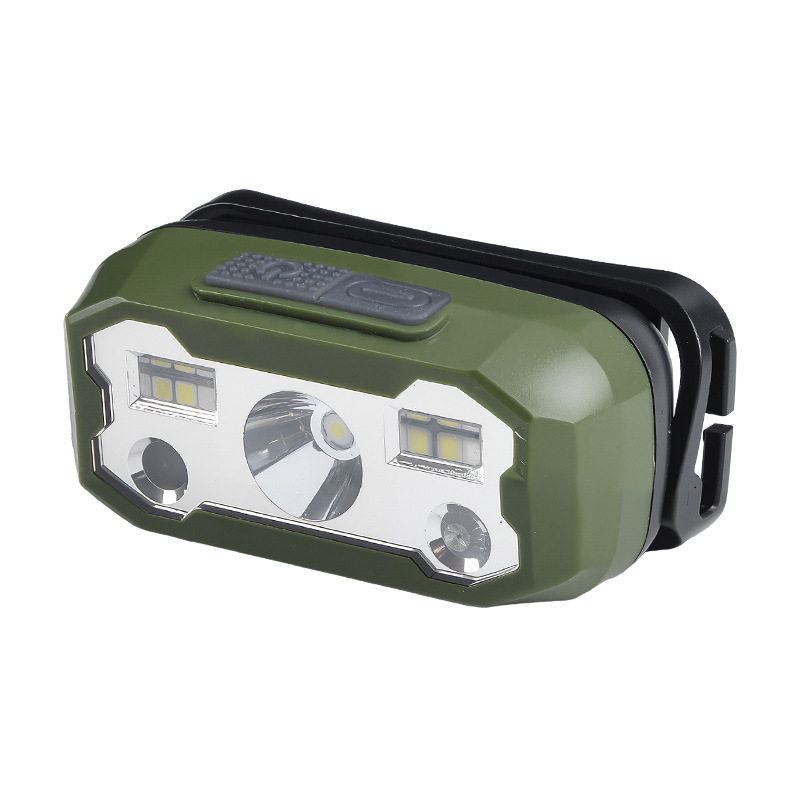 LED galvos žibintuvas, 5W, Type-C įkrovimas, didelio tankio Li-ion baterija, 200-500 m nuotolis