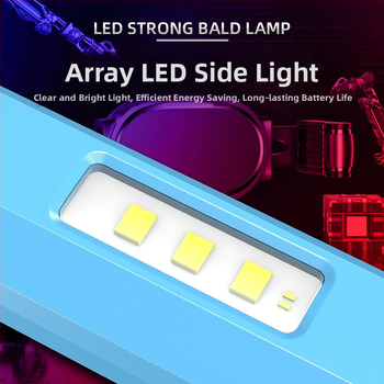 Φακός LED μικρού μεγέθους με τηλεσκοπική κατασκευή, πολυλειτουργικός εξωτερικός φακός, 1W, 1200 mAh, εμβέλεια 100–200 m, διάρκεια μπαταρίας 3–5 h