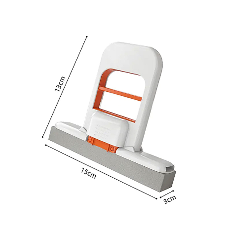 Kézi mini mop - nedvszívó szivacsos felmosó otthoni használatra, Crown márka, fém kivitel, alkalmas macskáknak, 2025-ös bevezetés