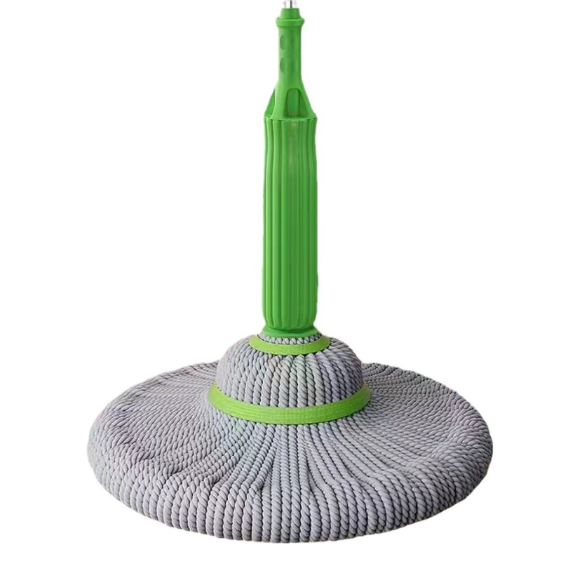Namų valymui skirtas besisukantis mopas iš bambuko pluošto, rankų naudojimas nereikalingas