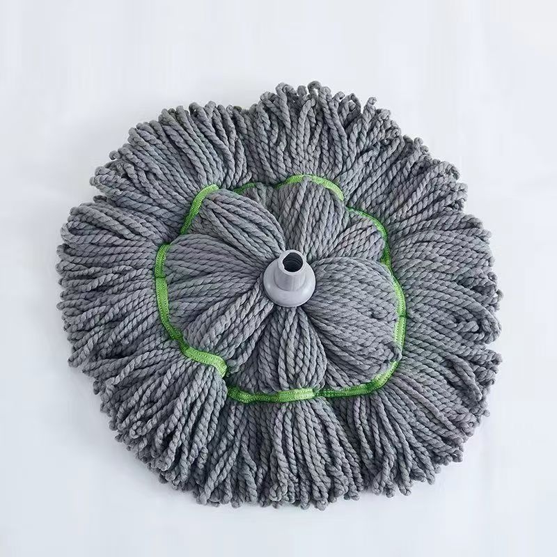 Namų valymui skirtas besisukantis mopas iš bambuko pluošto, rankų naudojimas nereikalingas