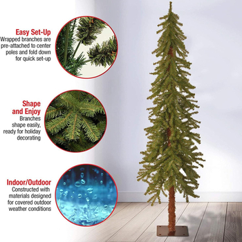 Τεχνητό Χριστουγεννιάτικο δέντρο σε σχήμα μολυβιού για βιτρίνα — Υλικό: Soft PVC; Διαδικασία κατασκευής: Injection molding; Μοντέλο: 34937256413; Μάρκα: Show artificial flowers