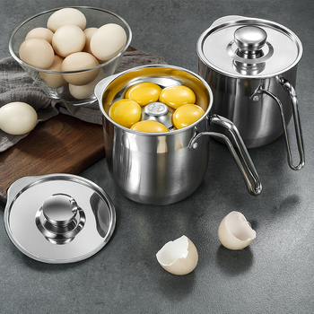 Haobai 304 ανοξείδωτος διαχωριστής ασπραδιών με σχεδίαση βαρελιού για οικιακή ζαχαροπλαστική