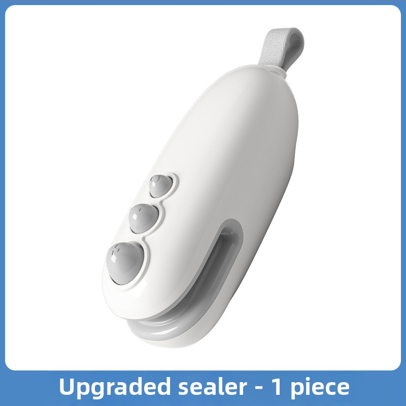 Mini uždarymo mašina užkandžiams, nešiojama namų uždarymo priemonė, dviejų funkcijų uždarymo ir pjaustymo įrankis plastikiniams maišeliams, modernus paprastas dizainas