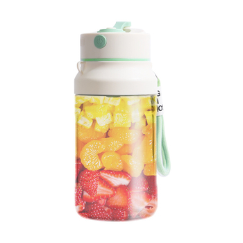 Nešiojama sulčių spaudimo aparatas vaisiams – 5+ peilių, įmontuota baterija, 150W, greitis 12001–15000 rpm, vidinė talpykla iš PC maisto klasės plastiko