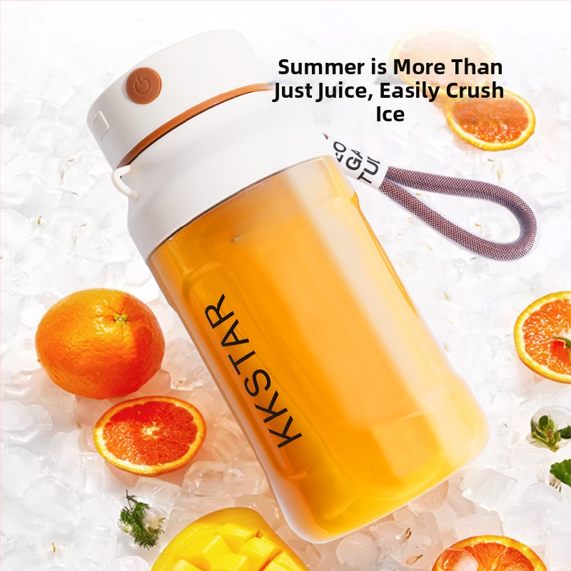 Преносима сокоизстисквачка за плодове – 5+ остриета, вградена батерия, 150W, скорост 12001–15000 rpm, вътрешна камера от PC хранителна пластмаса