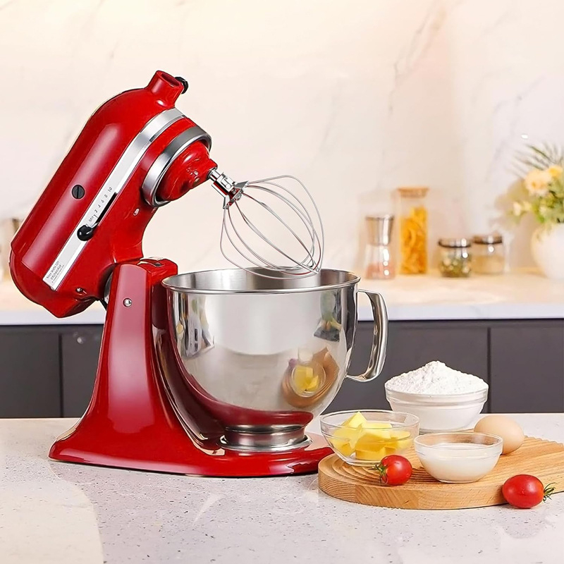 Zamjenski nastavak za šlaganje jaja za KT stolni blender (K45WW) – nehrđajući čelik i aluminijska legura, mogućnost prilagodbe