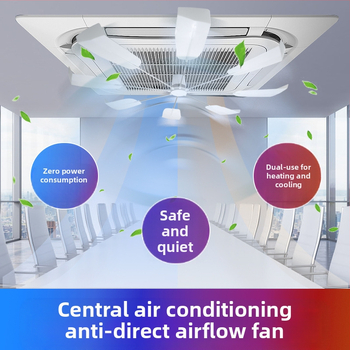 Lubinis oro kondicionieriaus oro srauto difuzorius – DFS-02, prieš tiesioginį pūtimą, tylus darbas, be montavimo
