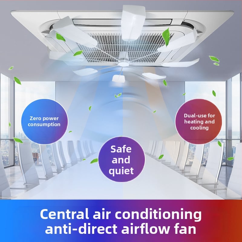 Gaisa plūsmas difuzors griestu gaisa kondicionierim – DFS-02, pret tiešu pūšanu, kluss darbība, bez uzstādīšanas