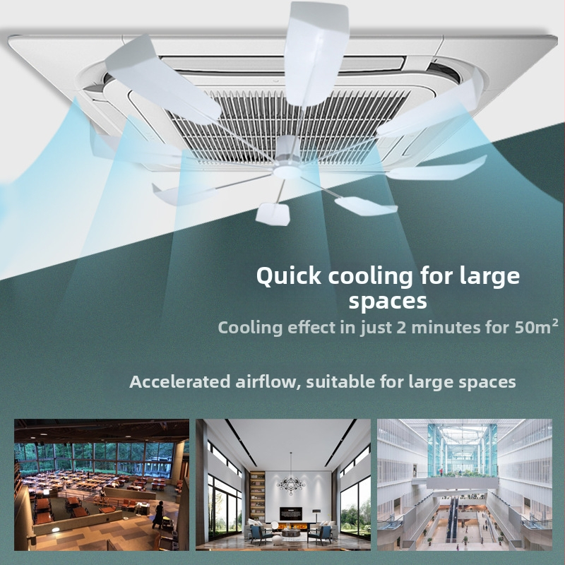 Дифлектор за въздушен поток за таванен климатик – DFS-02, анти-директно духане, тихо, без монтаж