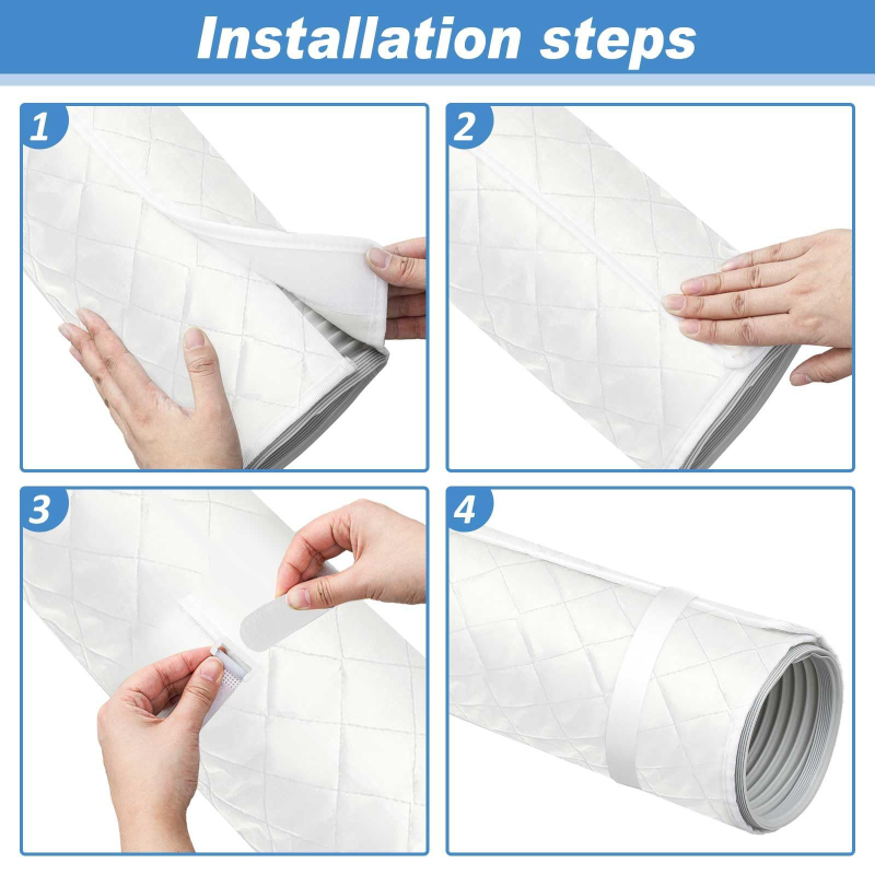 Κάλυμμα σωλήνα κλιματιστικού – Oxford ύφασμα, μοντέρνο μινιμαλιστικό στυλ, Διαθέσιμη παραμετροποίηση