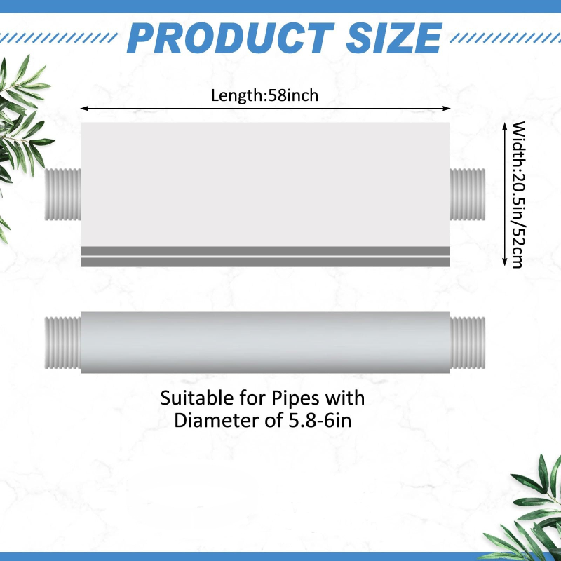 Κάλυμμα σωλήνα κλιματιστικού – Oxford ύφασμα, μοντέρνο μινιμαλιστικό στυλ, Διαθέσιμη παραμετροποίηση