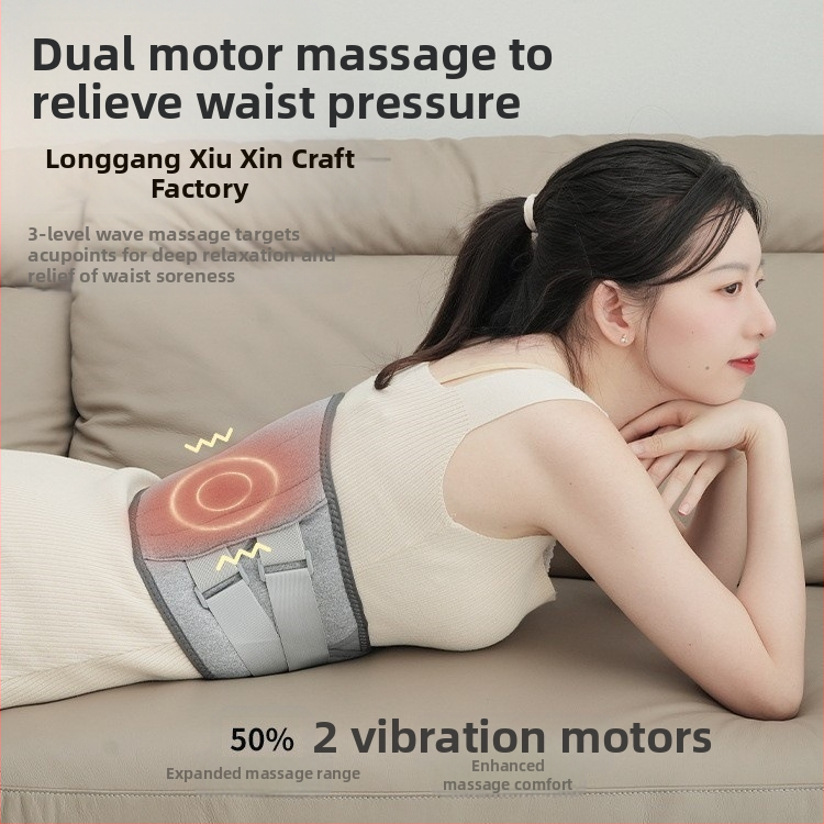 Презареждаем колан за кръста с електрическо нагряване и вибрационна гореща компресия, 45-65°C, 7.5W, 3.7V