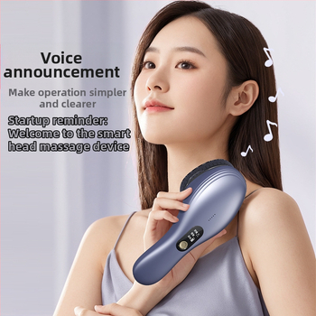 Galvos masažo prietaisas – įkraunamas, mygtukų valdymas, 3 vibracijos greičiai, modelis YHL-818